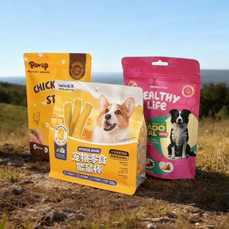 Jinde Packaging lança sacos de embalagem premium com selo de oito lados para alimentos para cães e gatos